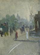 August Neven du Mont Cromwell Road France oil painting artist